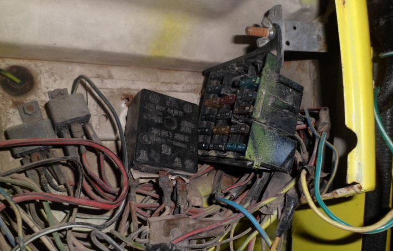 electrical control panel failure: fried wires