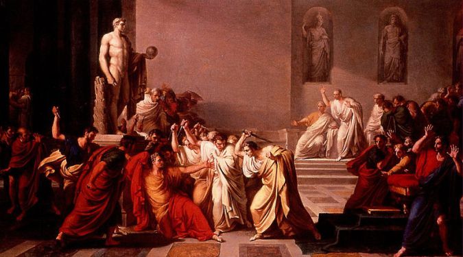Ides of March assassination scene