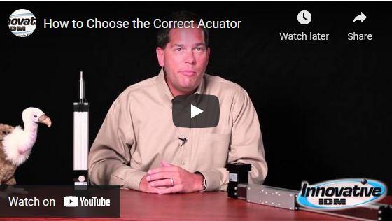 How to Choose the Correct Actuator