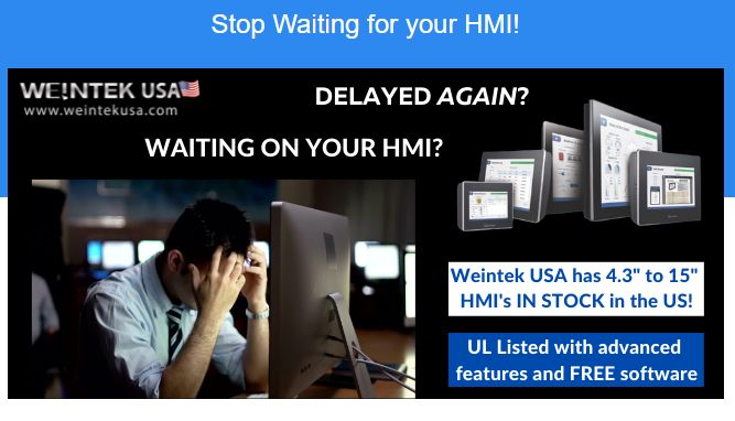 Weintek HMIs in Stock for OEMs