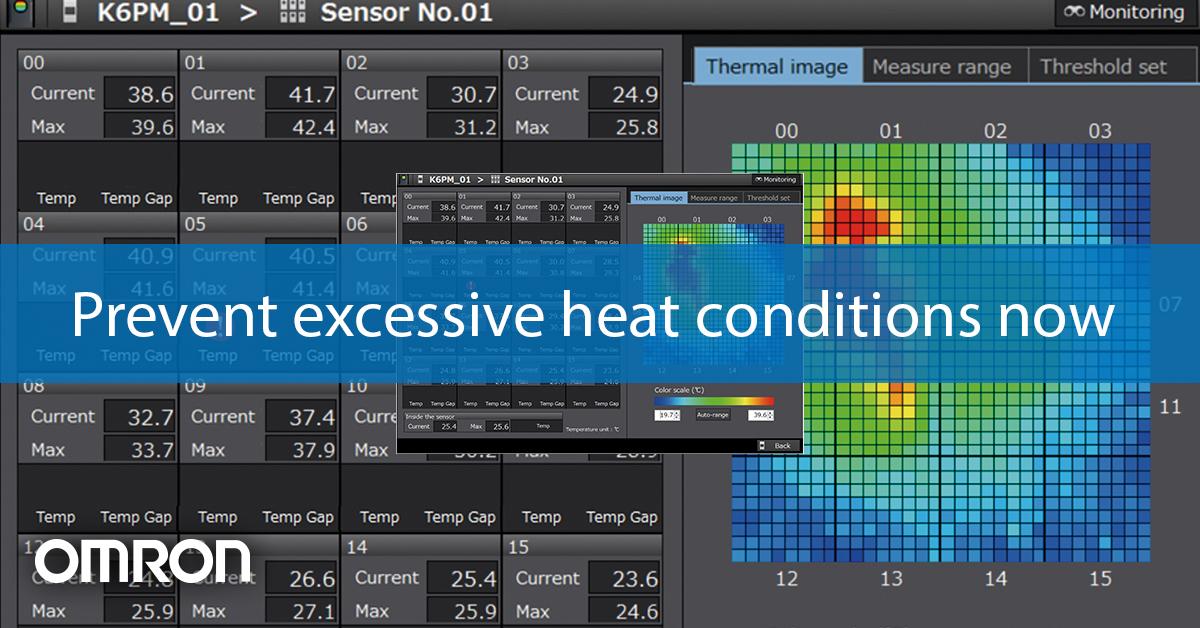 Omron Thermall Camera Can Prevent Electrical Fires in Control Cabinets